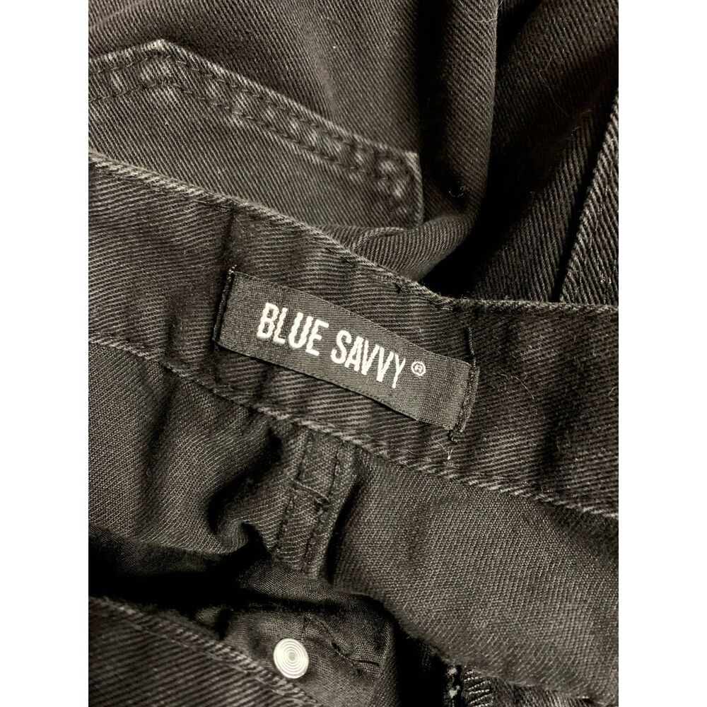 BLUE SAVVY Black Mom High Rise Jean Shorts, Size 11, NWT - Picture 5 of 10